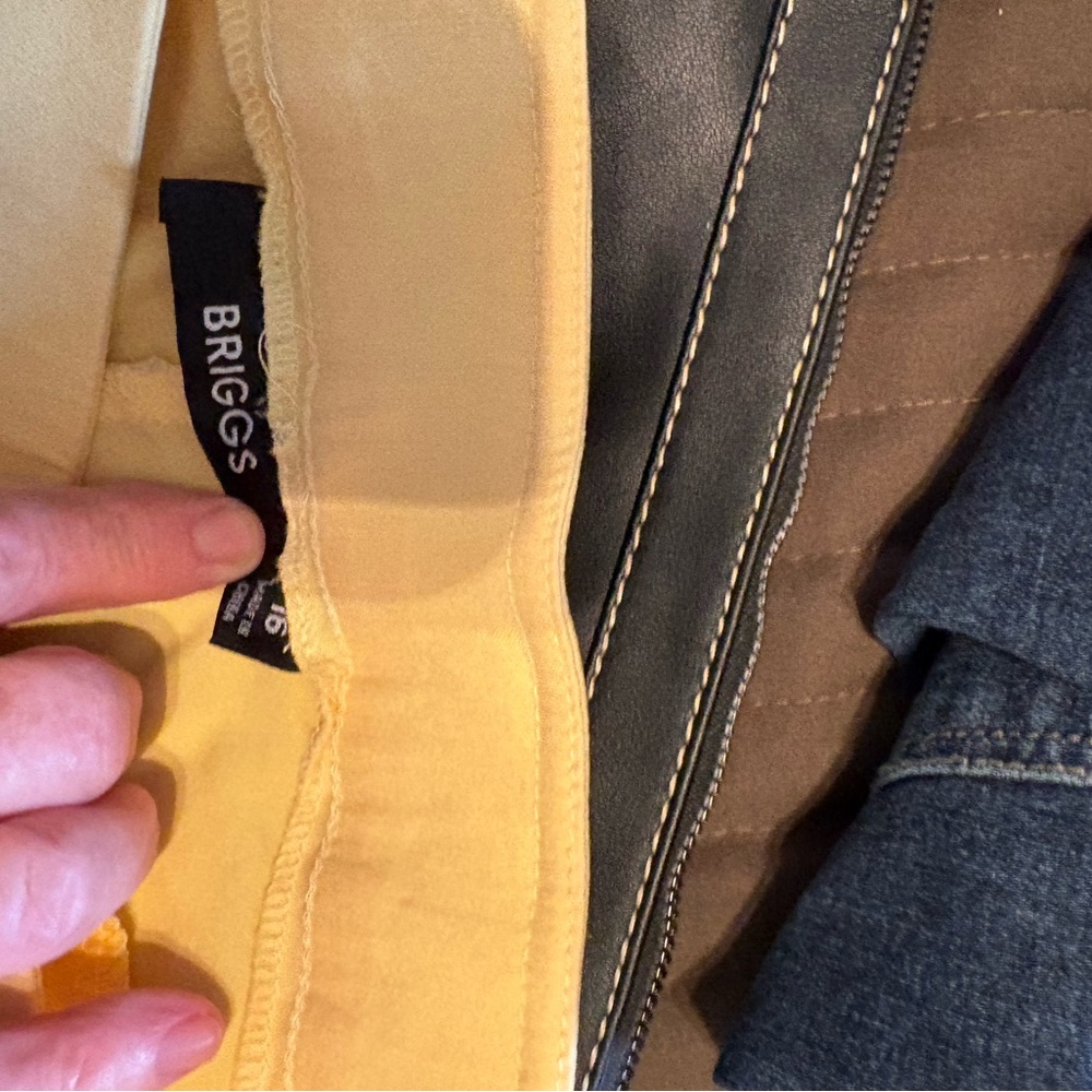 Briggs New York Sunny Yellow Capris
